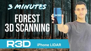 Scanning a forest or a clandestine grave with Recon 3D iPhone LIDAR app | 3D Forensics | CSI
