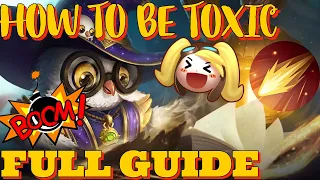 How To Be Toxic - Full Guide | Mobile Legends