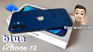 iPhone 12📱Blue 💙 Unboxing + accessories