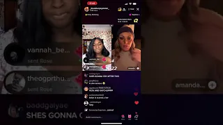 Terri Joe and Amanda on TikTok Live-10/18/22(Gets heated)