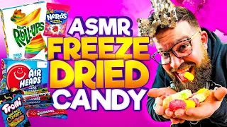 ASMR Freeze Dried Candy Tasting 🍬🍭🍡 Satisfying Mouth Sounds & Irresistible Flavors!