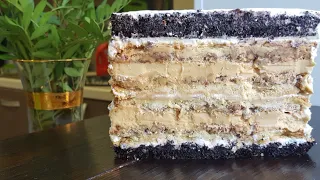 Восхитительный торт "КРЕЩАТЫЙ ЯР"❤ПРОСТОЙ ПОШАГОВЫЙ РЕЦЕПТ ❤Kreshchatyi Yar cake recipe