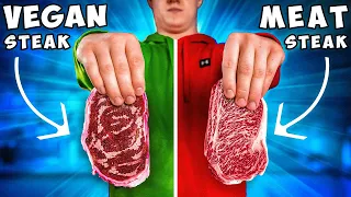 Vegan Steak vs Meat Steak