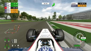 F1 2006 CE Imola Race GEARBOX FAILURE