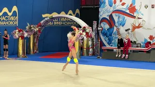 Kira Yablochnikova Ball Podium Training Russian Junior Championships 2024