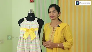 Stitch a Frock Course Trailer in English - How to Stitch a Frock? | ffreedom app