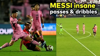 Messi masterclass passes and dribbles - Inter Miami vs Newell's Old Boys 2024