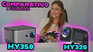 Comparativo Detalhado entre Projetor HY320 vs HY350 | Qual é o Melhor? | MahGeek