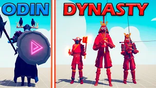 ODIN TEAM vs MEGA DYNASTY TEAM - Totally Accurate Battle Simulator | TABS