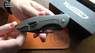 KOENIG ARIUS Titan Carbon M390 | Werkzeug EDC Gear Tool