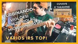 Pedal Cuvave Ac timbrando violão takamine com impulse response.