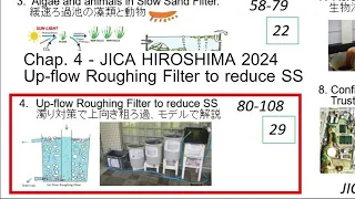 Chapter 4 Up-flow Roughing Filter of EPS lecture at Hiroshima 2024