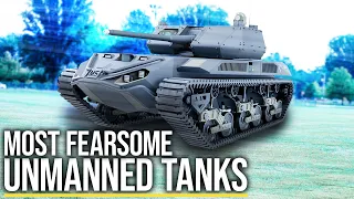 Here's The Most Fearsome Ripsaw M5 Unmanned Super Tank Ever Built