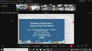 Committee of Adjustment, Public Hearing, Toronto and East York, Panel B, March 20, 2024 (PM)
