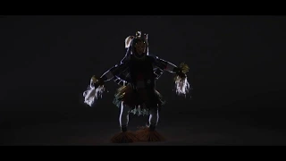 Zaouli from the Ivory Coast dance (zaouli de la côte d'ivoire)