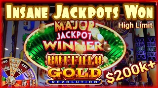 ⚠️Wow! Watch Me Hit Insane $200k+ Jackpots on Buffalo Gold Revolution Slot