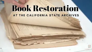 Book Restoration at the California State Archives