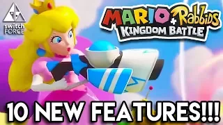 Top 10 NEW Features in Mario + Rabbids Kingdom Battle (EXCLUSIVE GAMEPLAY + UPDATE)