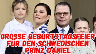 große geburtstagsfeier für den schwedischen prinz daniel