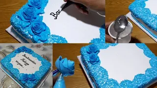 TORTUN BƏZƏDİLMƏSİ YAZINI NECE YAZIRAM TORT JELESİ HAQQINDA AD GÜNÜ TORTU CAKE DECORATION