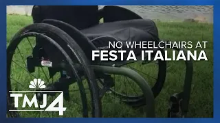 Woman is frustrated Festa Italiana won't have wheelchair and stroller rentals