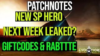 New Giftcodes! Patchnotes (02.05.24) New SP HERO LEAKED!  & New Event [Eternal Evolution]