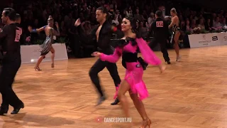 Charles-Guillaume Schmitt - Elena Salikhova FRA | Cha Cha Cha | WDSF GrandSlam Latin | GOC 2019