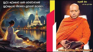 බුද්ධ දේශනාව සෑම අවස්ථාවකම පුද්ගලයාව සුවපත් කරනවා.2164Ven Hasalaka Seelawimala Thero