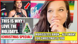 SINGER REACTS TO MORISSETTE AMON - All I Want For Christmas Is You | Music Reaction Video