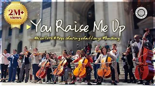 [Special] You Raise Me Up - Busking in Times Square NYC | Hope Sharing challenge | WMSCOG