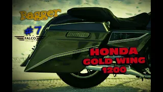 Honda Gold Wing 1200 - Строю BAGGER из Голды #7. Финишная сборка, обзор  того что получилось.