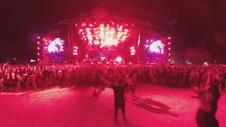 Slayer - Raining blood in circle pit at Rock Im Park 2019 in 360 VR