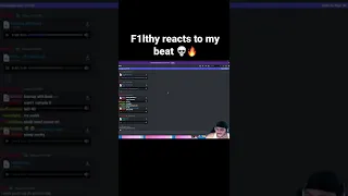 F1lthy reacts to my beat 💀🔥 #f1lthy #producer