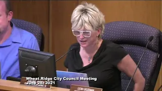 Wheat Ridge City Council and Special Study Session 6-28-21