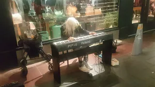 "Love Theme from Romeo and Juliet" A Time for Us - Street Pianist Natalie Trayling