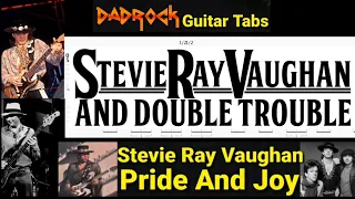 Pride And Joy - Stevie Ray Vaughan - Guitar + Bass TABS Lesson