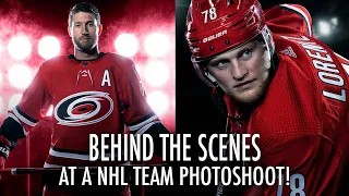 NHL PHOTOSHOOT // TWO Setups & TWO Retouching Demos!