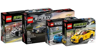 All LEGO Speed Champions Chevrolet sets 2016 - 2022 Compilation/Collection Speed Build