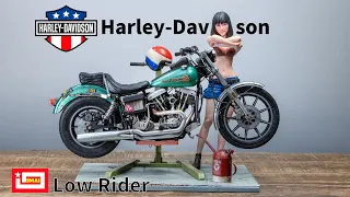 Build the Harley-Davidson Low rider vignetteハーレーダビッドソン ローライダーのビネットをつくる