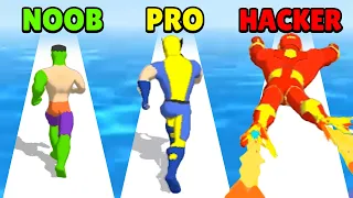 🤢 NOOB vs 😎 PRO vs 😈 HACKER - Mashup Hero | Download App Store APK