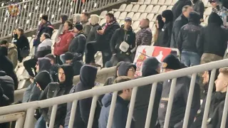 Češki navijači podržavaju Srbiju sa Kosovom na fudbalskoj utakmici FK Partizan vs Sparta Prag