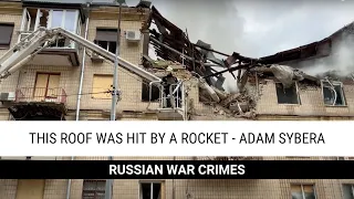 This roof was hit by a rocket - Adam Sybera