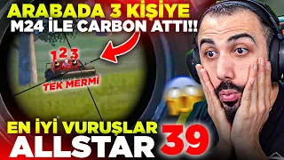 M24 İLE ARABADAKİ 3 KİŞİYE CARBON ATTI!! 😮 İMKANSIZ EN İYİ VURUŞLAR ALLSTAR #39 | PUBG MOBILE