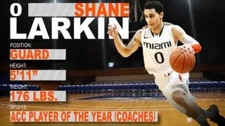 Official Highlights  2013 NBA Draft | Shane Larkin - Miami  | ACCDigitalNetwork