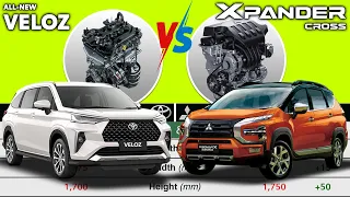 Toyota VELOZ 2023 vs Mitsubishi Xpander CROSS 2023 || Car Specs Comparison