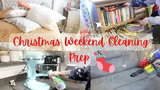 SATISFYING CLEAN WITH ME || CLEANING BEFORE CHRISTMAS BREAK