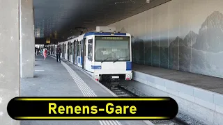 Metro Station Renens-Gare - Lausanne 🇨🇭 - Walkthrough 🚶