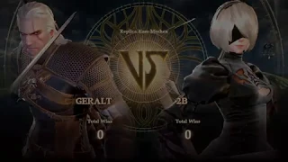 SOULCALIBUR VI: Geralt of Rivia vs 2B