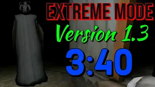 Granny Extreme Mode Speedrun [WR] (V1.3, 3:40)