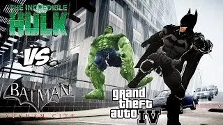 BATMAN VS HULK - EPIC BATTLE - Grand Theft Auto